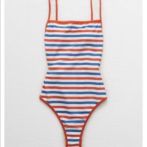 SOLD ON CURTSY Aerie Striped One Piece